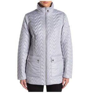 Via Spiga Quilted Cargo Jacket